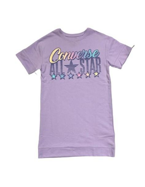 VESTITO BAMBINA CONVERSE- 4CB672-P36