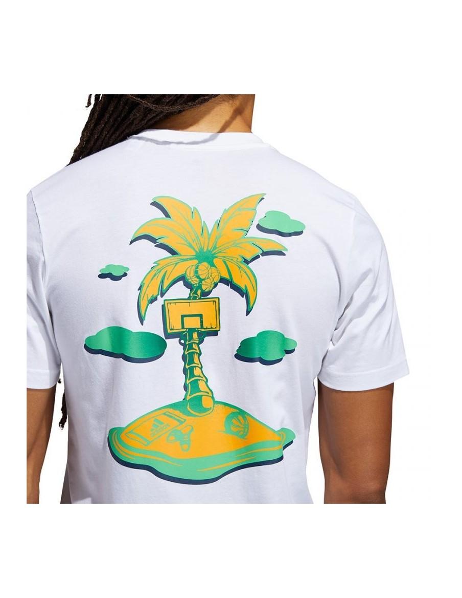 T-SHIRT HERREN ADIDAS SPLASH ON GRAPHIC TEE- GS7198