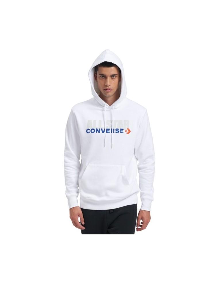 SWEAT D'HOMME CONVERSE ALL STAR HOODIE WHITE 100% COTTON-10024194-A02