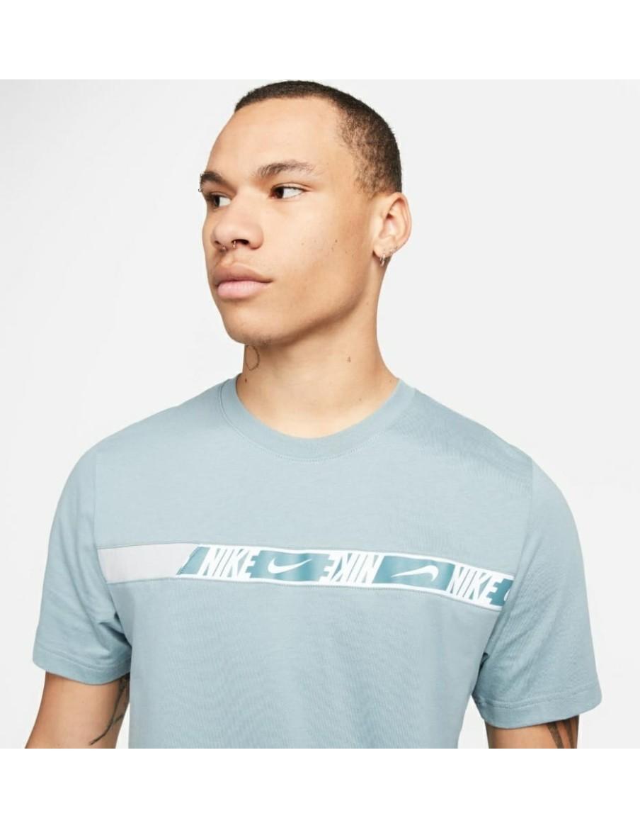MAN T-SHIRT NIKE SPORTSWEAR 100% BAUMWOLLE GREY-DM4675-015