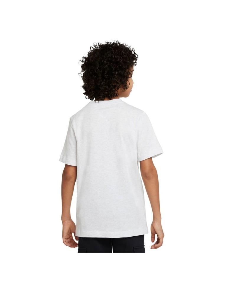T-SHIRT NIKE SPORTSWEAR GARÇON 100% COTON-GRIS-DO1808-051