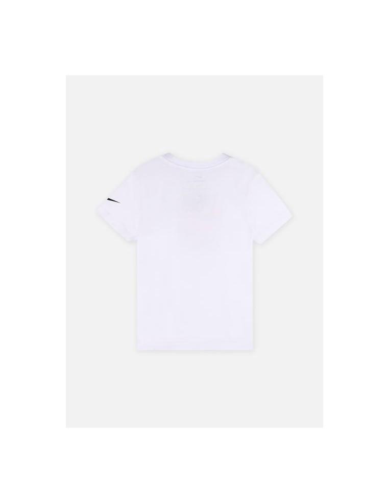 NIKE SPORTSWEAR BASKETBALL MOJI SHORTSLEEVE TEE T-SHIRT FÜR KINDER 60 % BAUMWOLLE 40 % POLYESTER-WEISS-86J624-001