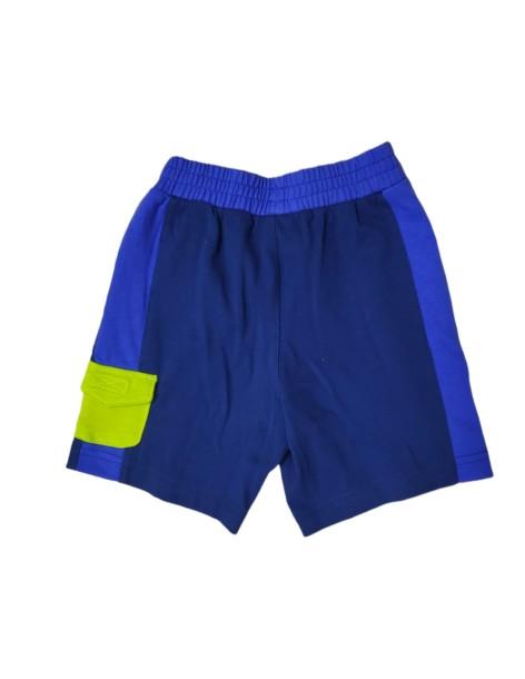 NIKE NSW LIL FRUITS JSY KID SHORTS- BLACK / WHITE-60% COTTON-40% POLYESTER-86J619-C54 2