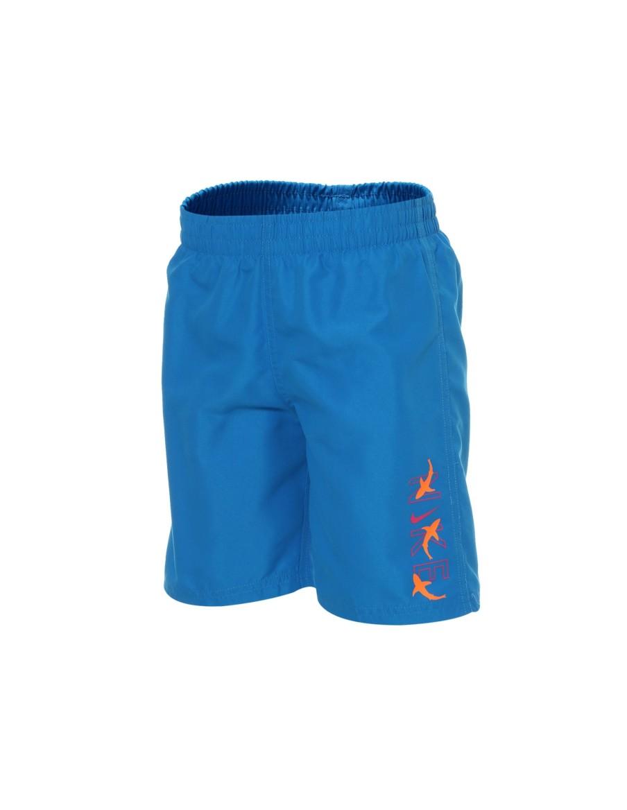 COSTUME DA BAGNO RAGAZZO NIKE 6 VOLLEY AZZURRO-NESSB883-458