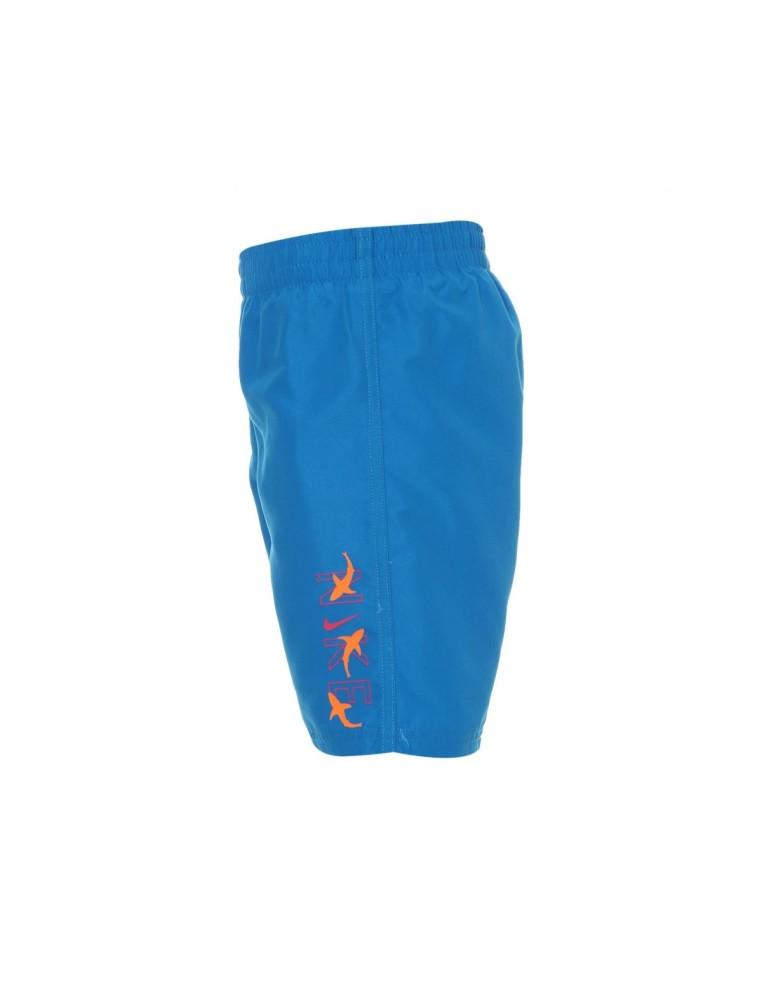 COSTUME DA BAGNO RAGAZZO NIKE 6 VOLLEY AZZURRO-NESSB883-458