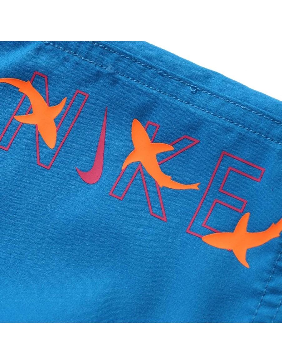 BOY'S SWIMSUIT NIKE 6 VOLLEY LIGHT BLUE-NESSB883-458