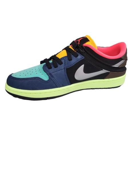 MAN SNEAKERS NIKE AIR JORDAN 1 LOW FLYEASE-LEDER-MULTICOLOR-DM1206-201 2