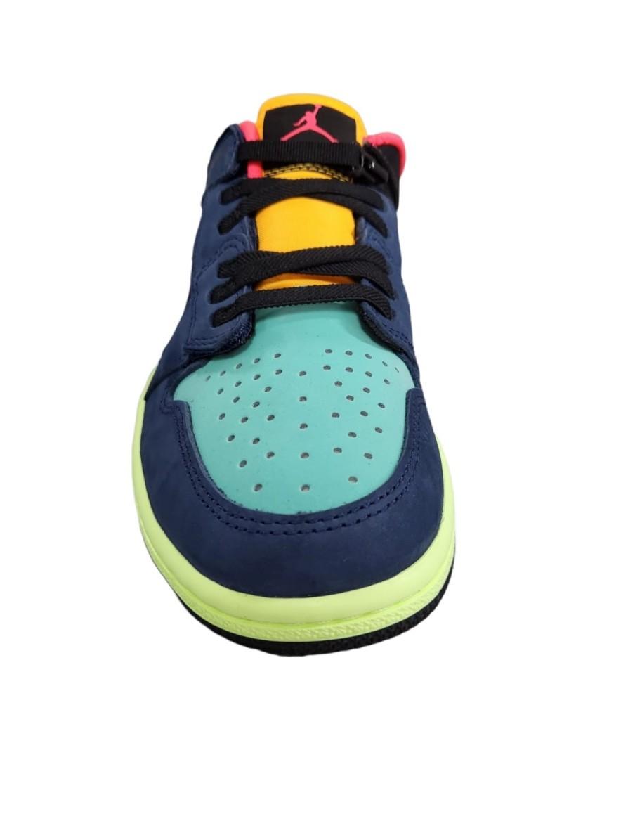 SNEAKERS HOMME NIKE AIR JORDAN 1 LOW FLYEASE-CUIR-MULTICOLOR-DM1206-201