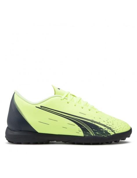 SCARPE CALCIO PUMA ULTRA PLAY TT-PELLE-VERDE FLUO-106909-01 2