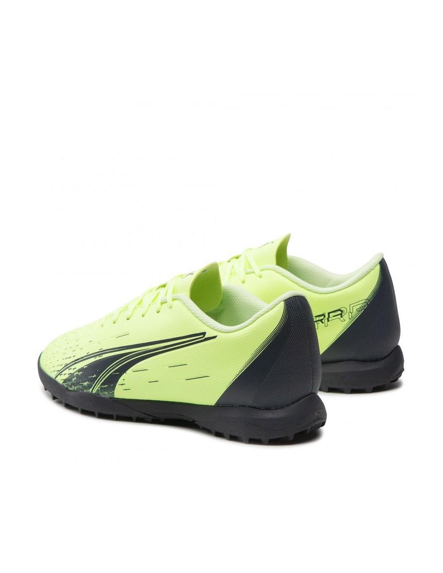 FOOTBALL SHOES PUMA ULTRA PLAY TT-LEATHER-GREEN FLUO-106909-01