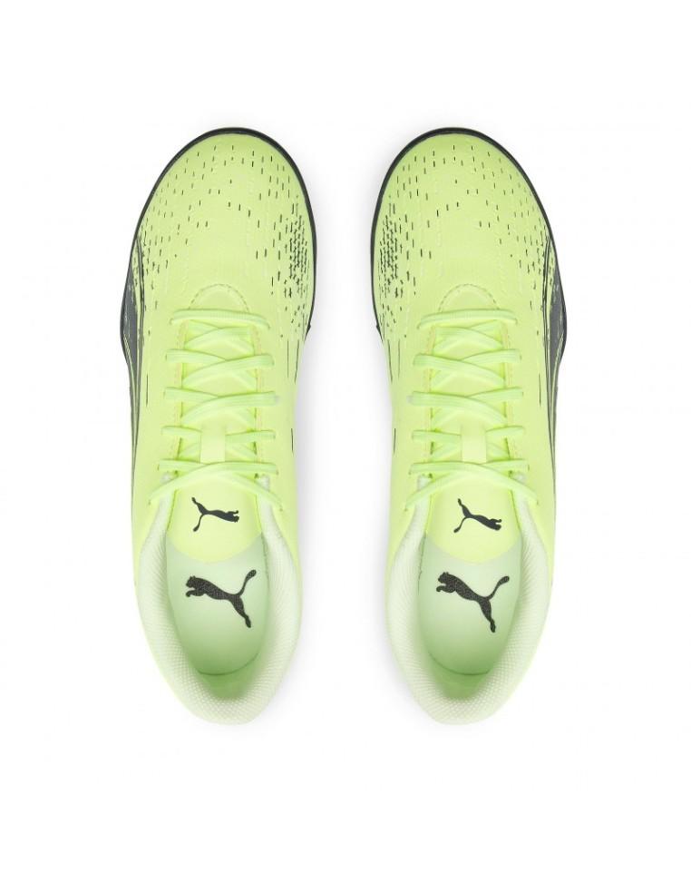 SCARPE CALCIO PUMA ULTRA PLAY TT-PELLE-VERDE FLUO-106909-01