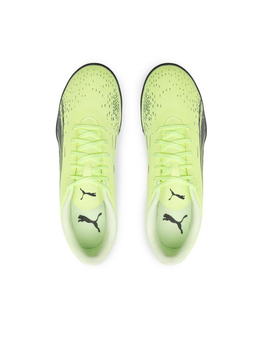 SCARPE CALCIO PUMA ULTRA PLAY TT-PELLE-VERDE FLUO-106909-01