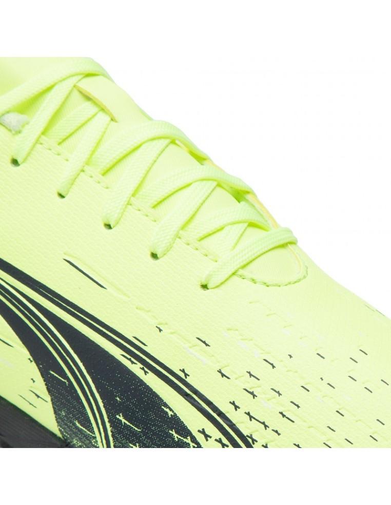 SCARPE CALCIO PUMA ULTRA PLAY TT-PELLE-VERDE FLUO-106909-01