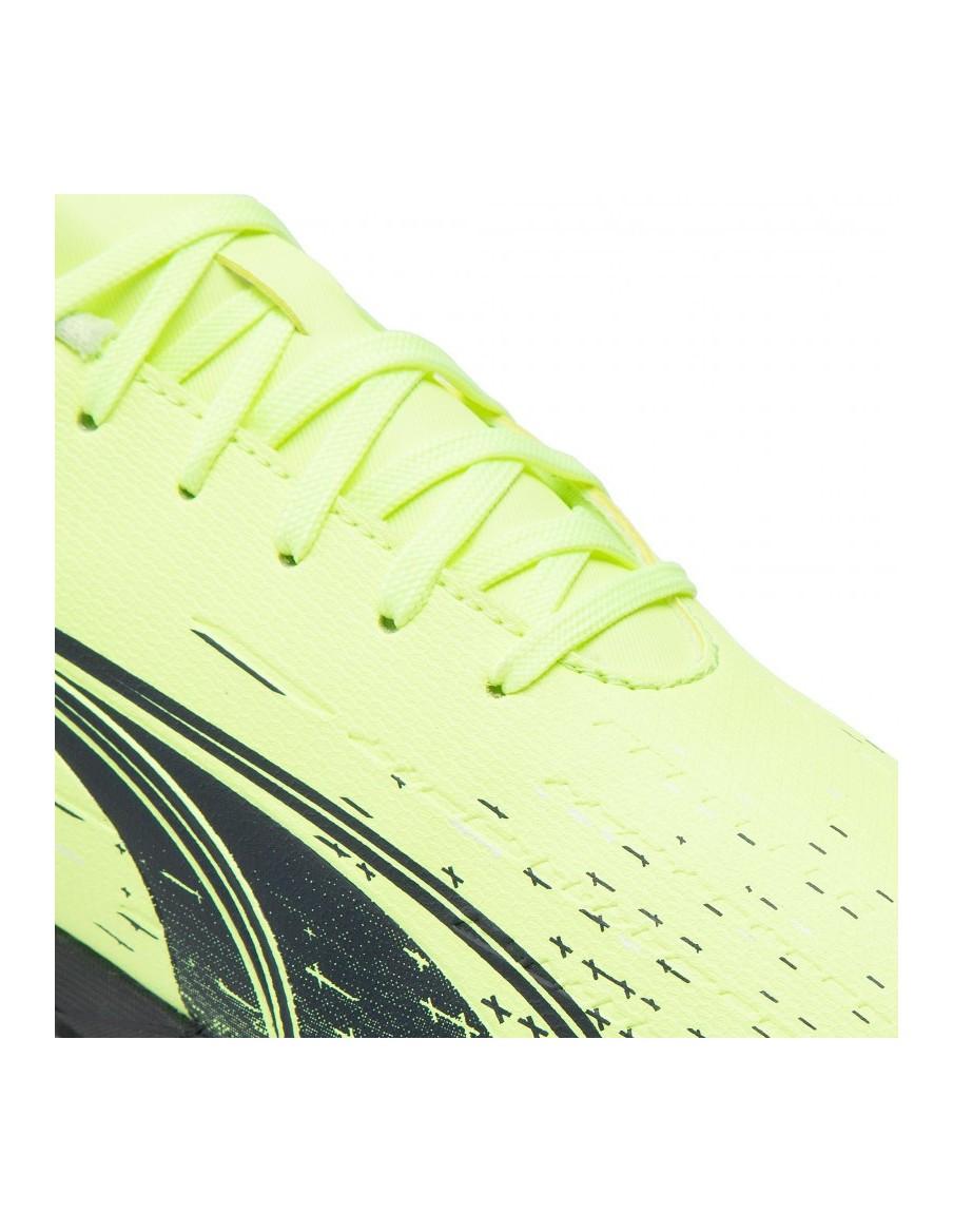 SCARPE CALCIO PUMA ULTRA PLAY TT-PELLE-VERDE FLUO-106909-01