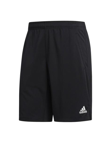 MAN ADIDAS ALL SET 9-INCH SHORTS-100% POLYESTER-BLACK-FJ6156