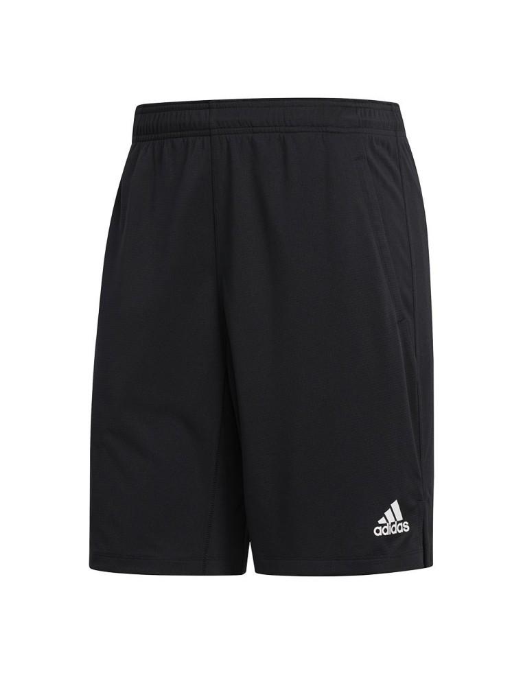 HOMBRE ADIDAS ALL SET 9-INCH SHORTS-100% POLIÉSTER-NEGRO-FJ6156