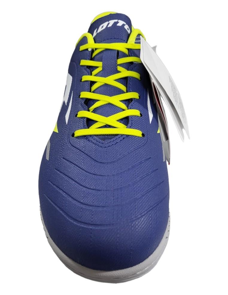 ZAPATOS DE FÚTBOL HOMBRE LOTTO SOLISTA 700 VI TF-CUERO-AZUL-218134-9GM