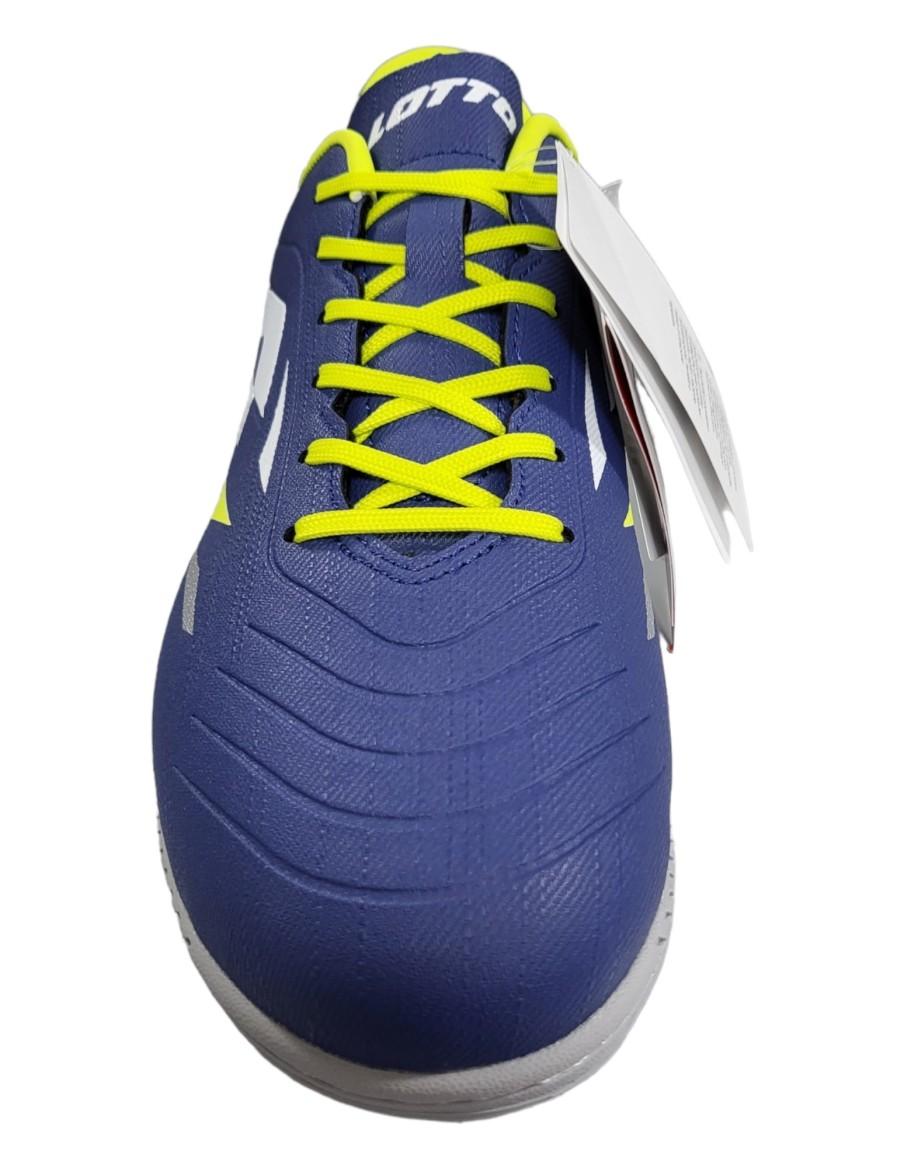 SCARPE CALCETTO UOMO LOTTO SOLISTA 700 VI TF-PELLE-BLU-218134-9GM