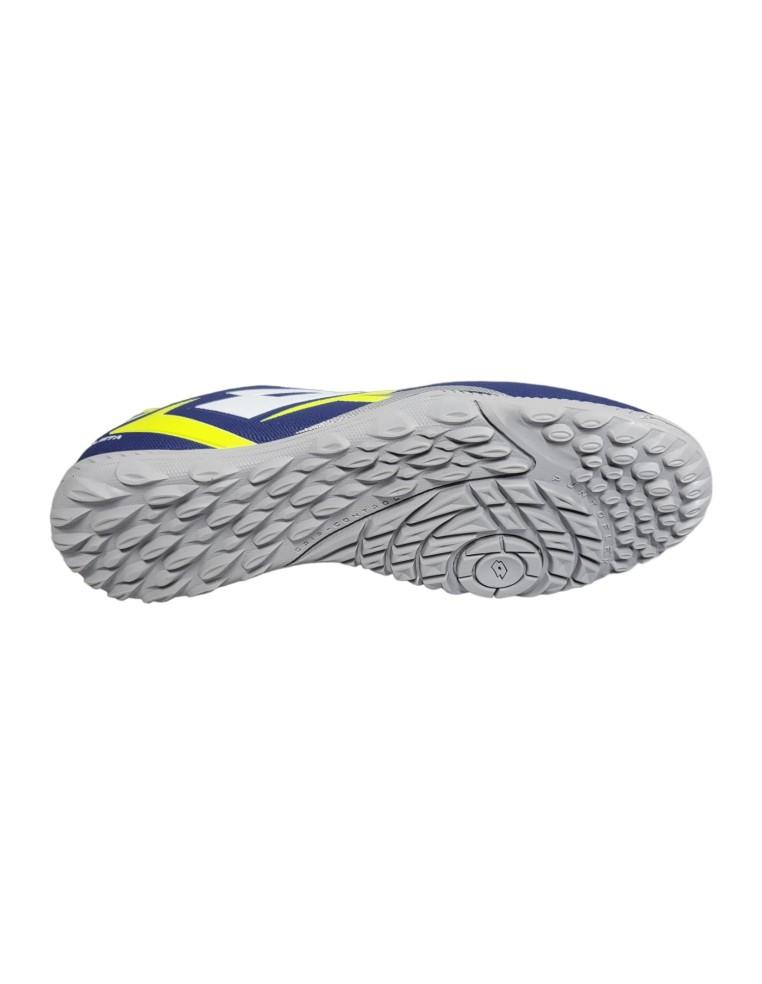 SCARPE CALCETTO UOMO LOTTO SOLISTA 700 VI TF-PELLE-BLU-218134-9GM