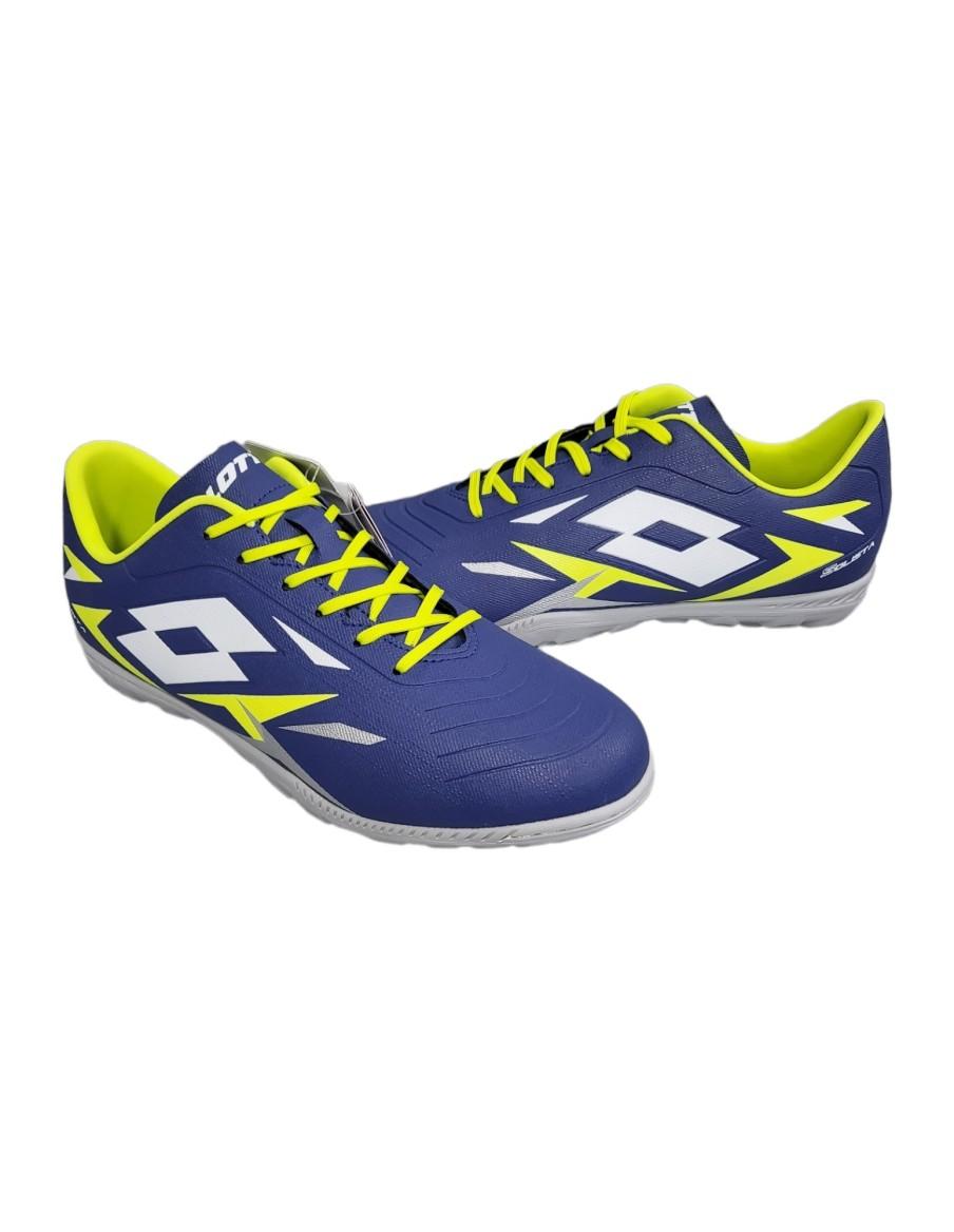 FOOTBALL SHOES MAN LOTTO SOLISTA 700 VI TF-LEATHER-BLUE-218134-9GM