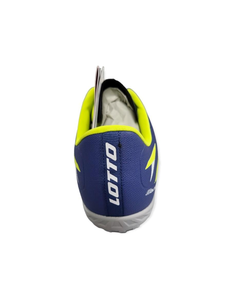 SCARPE CALCETTO UOMO LOTTO SOLISTA 700 VI TF-PELLE-BLU-218134-9GM