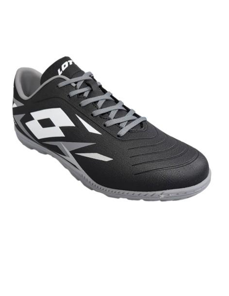 ZAPATOS DE FÚTBOL HOMBRE LOTTO SOLISTA 700 VI TF-CUERO-NEGRO-218134-9GK 2