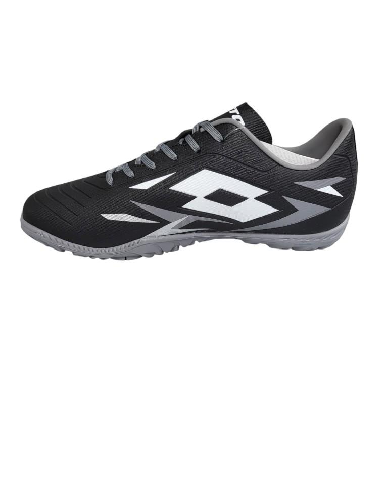 SCARPE CALCETTO UOMO LOTTO SOLISTA 700 VI TF-PELLE-NERO-218134-9GK