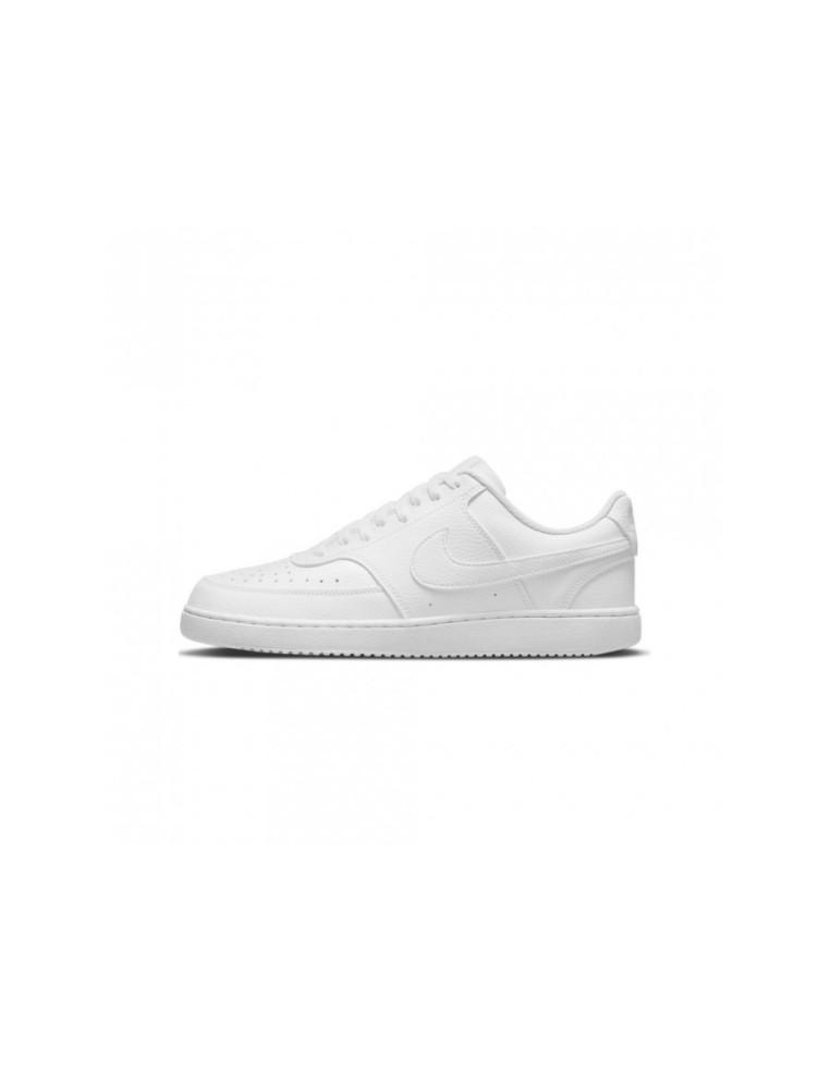 SCARPE UOMO NIKE COURT VISION LOW NEXT NATURE-PELLE-BIANCO-DH2987-100