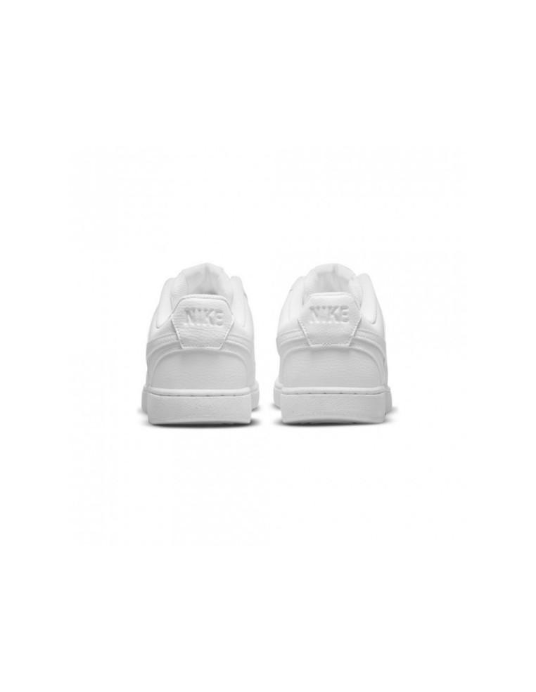 CHAUSSURES HOMME NIKE COURT VISION LOW NEXT NATURE-CUIR-BLANC-DH2987-100