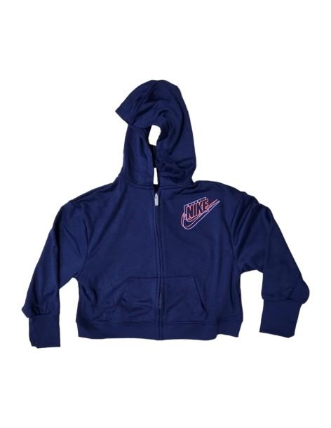 NIKE RECYCLED CHILD SWEATSHIRT FZ-BLU-36J884-U90
