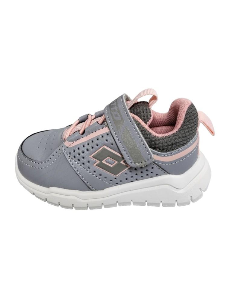 SCARPE LOTTO BAMBINA SPACELITE AMF 2 II INF S-GRIGIO/ROSA-218188-9EO