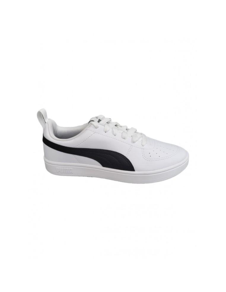 SCHUHE PUMA RICKIE JR-LEDER-WEISS / SCHWARZ-384311-03