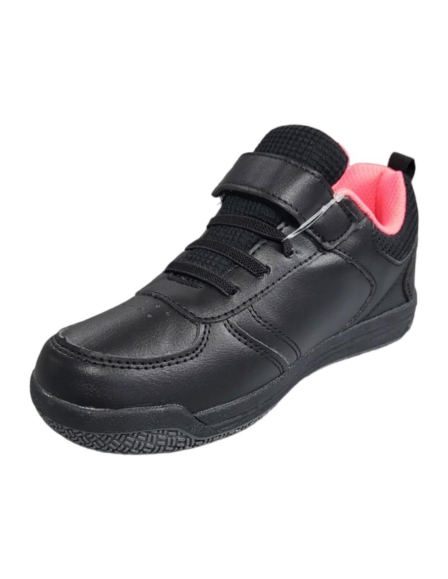 SHOES GIRL LOTTO SET ACE AMF XIX-LEATHER-BLACK-218202-7J1