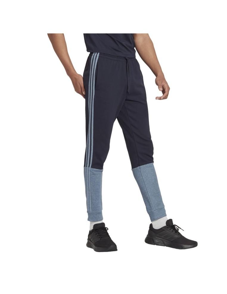 PANTALONES DE HOMBRE ADIDAS ESSENTIALS FRENCH TERRY-AZUL-70% ALGODÓN / 30% POLIÉSTER-HK2898