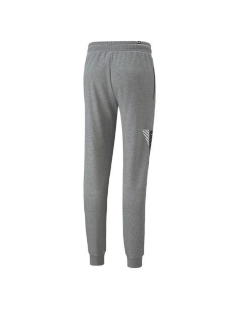 MAN TROUSERS PUMA POWER LOGO-66% COTTON / 34% POLYESTER-BLACK-849796-03 2