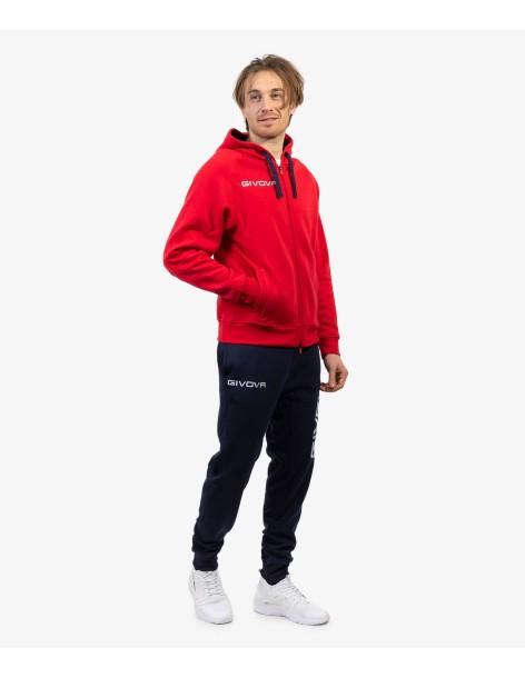 GIVOVA KING Herren Sportanzug Trainingsanzüge ROT/BLAU