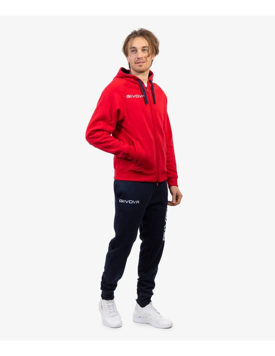 TRACKSUIT GIVOVA KING RED/BLUE