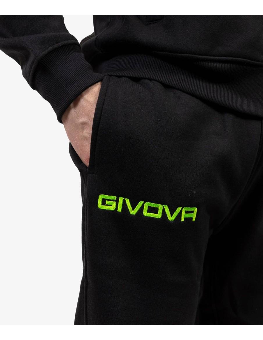 TRACKSUIT GIVOVA KING BLACK GREEN NEON TRACKSUIT GIVOVA KING BLACK GREEN NEON