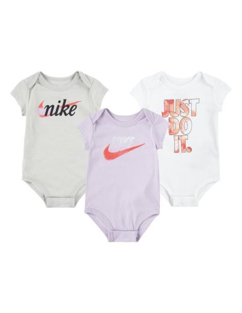 BODY GIRL NIKE SUMMER DAZE 3-TEILIGER BODYSUIT-LILA/GRAU/WEISS-16J550-P6I