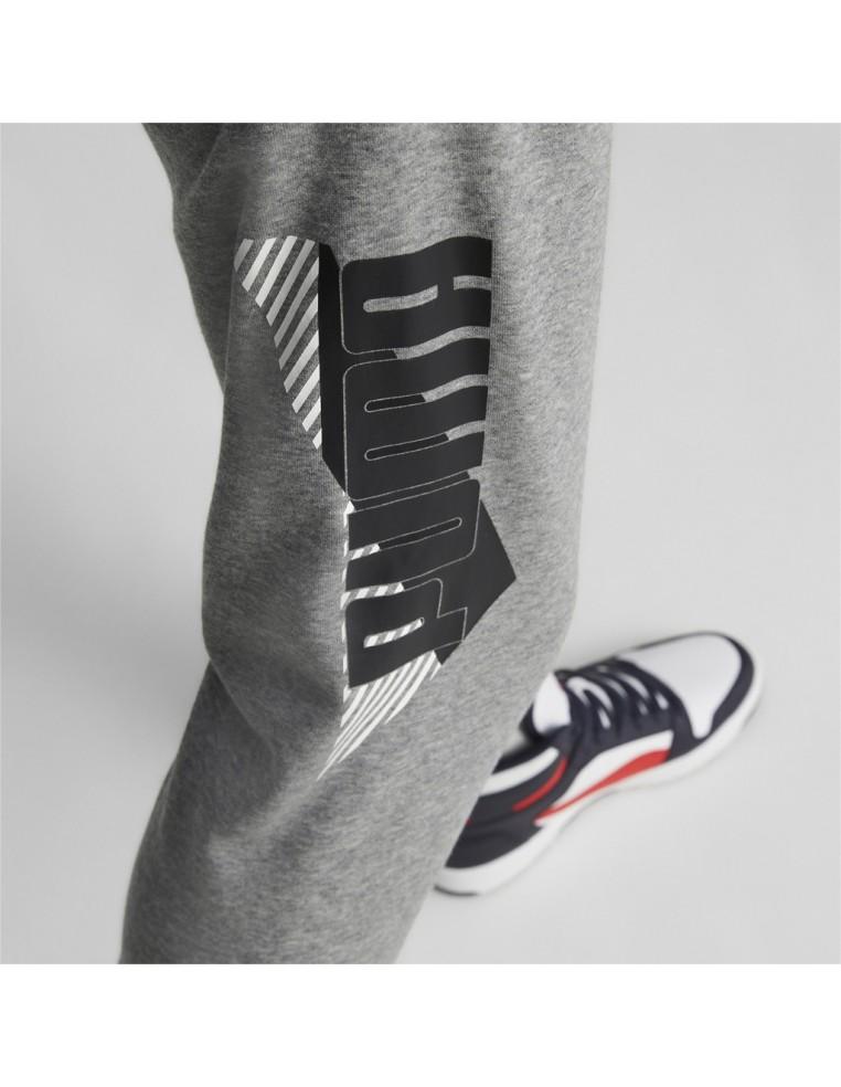 MAN HOSE PUMA POWER LOGO-66% BAUMWOLLE / 34% POLYESTER-SCHWARZ-849796-03