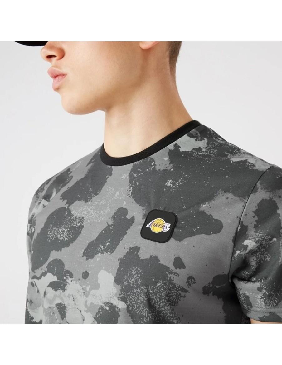 T-SHIRT UOMO NEW ERA LA LAKERS OUTDOOR UTILITY-12827172
