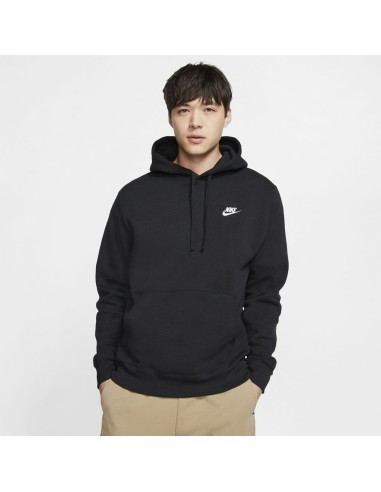 SWEAT NIKE SPORTSWEAR CLUB FT HOMME - NOIR - BV2654-010