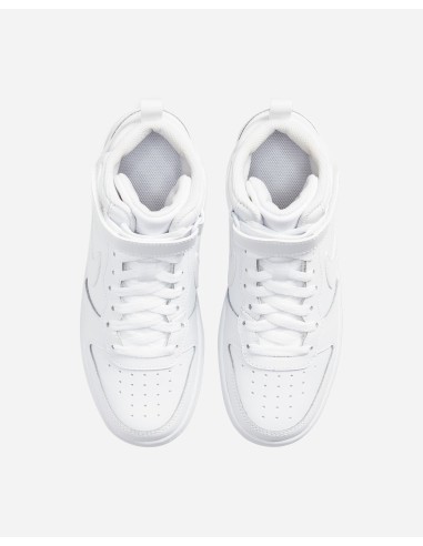 NIKE COURT BOROUGH MID 2 (GS) SCHUHE – WEIß – LEDER – CD7782-100