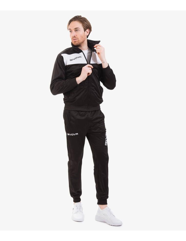 TRACKSUIT GIVOVA VISA YELLOW BLACK / WHITE