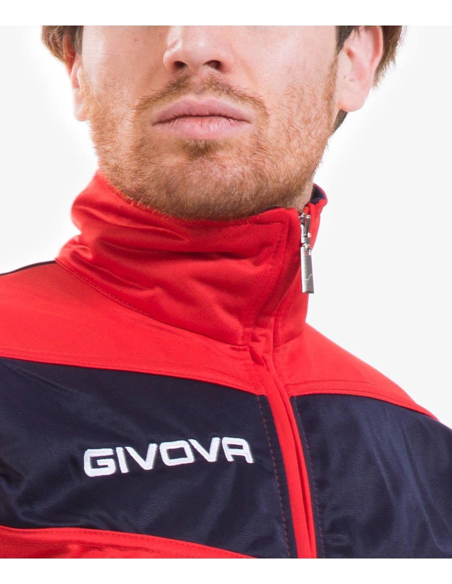 TRACKSUIT GIVOVA VISA RED BLUE