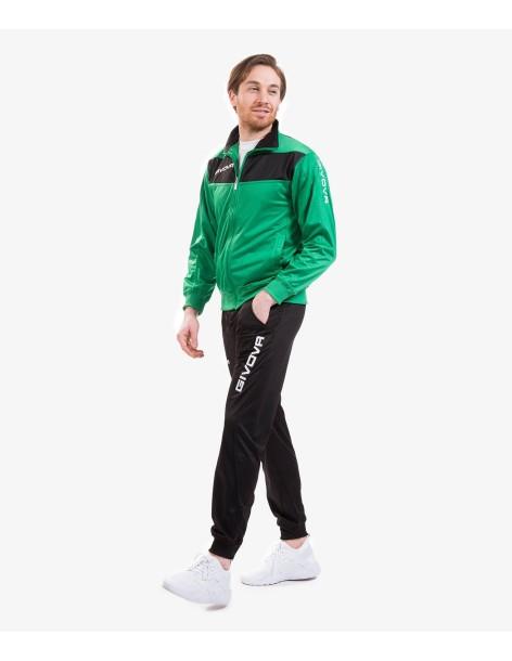 TRACKSUIT GIVOVA VISA YELLOW GREEN / BLACK