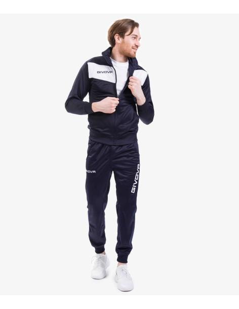 TUTA UOMO GIVOVA MODELLO VISA BLU / BIANCO