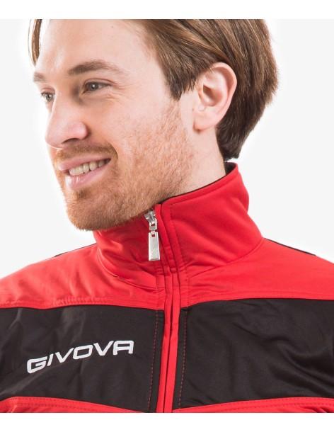 GIVOVA VISA Herren Sportanzug Trainingsanzüge ROT / SCHWARZ 2