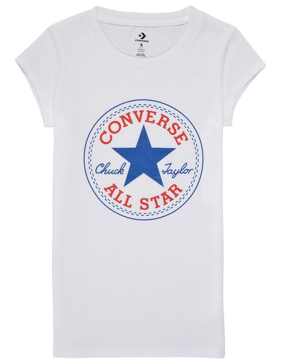 CONVERSE CHUCK PATCH TEE GIRL'S T-SHIRT - 468992-001