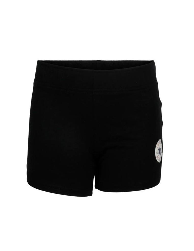 GIRLS CONVERSE CHUCK PATCH BLACK SHORTS